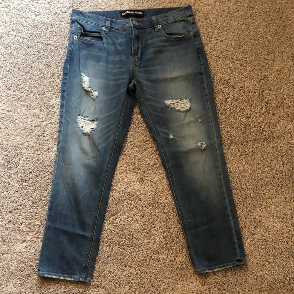 Express girlfriend jeans